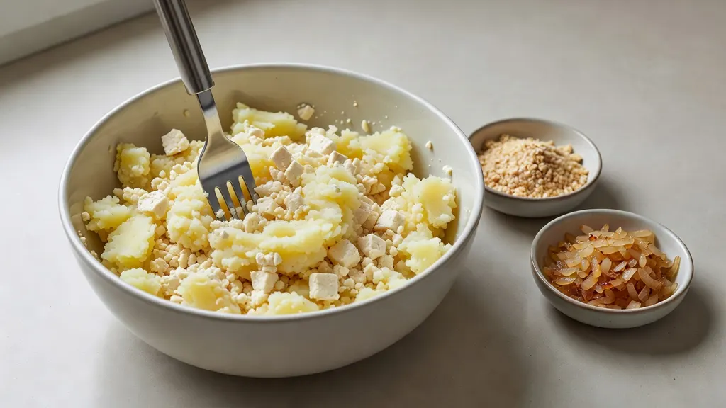 Kotleciki Nieruskie z Tofu i Ziemniaków