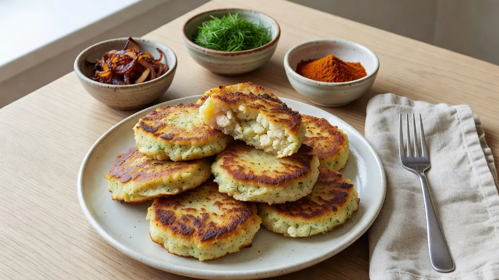 Kotleciki Nieruskie z Tofu i Ziemniaków