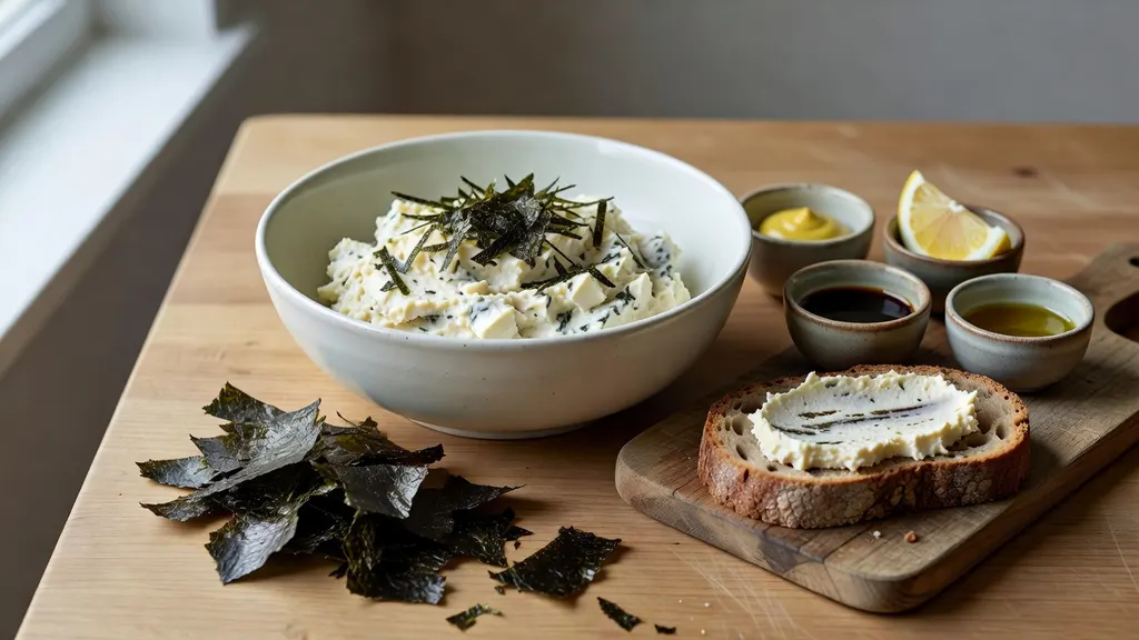 Pasta Bezrybna z Tofu i Nori