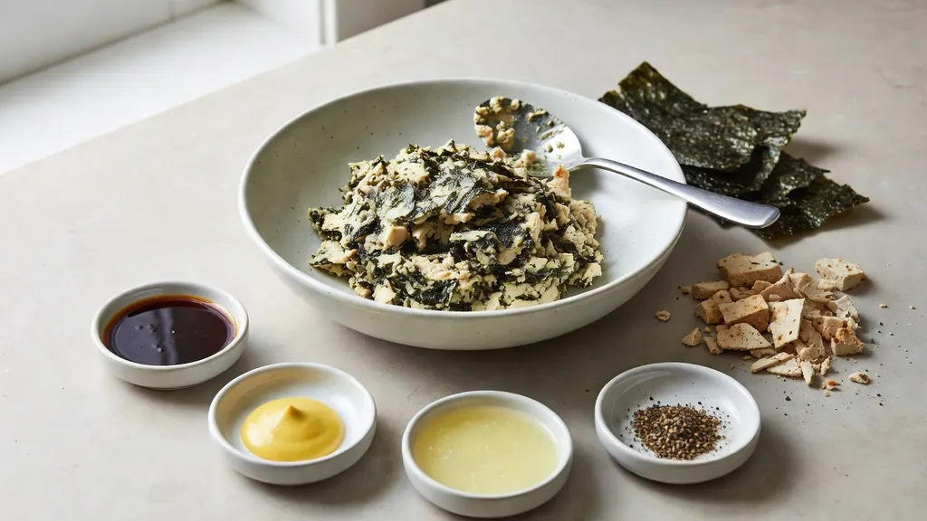 Pasta Bezrybna z Tofu i Nori