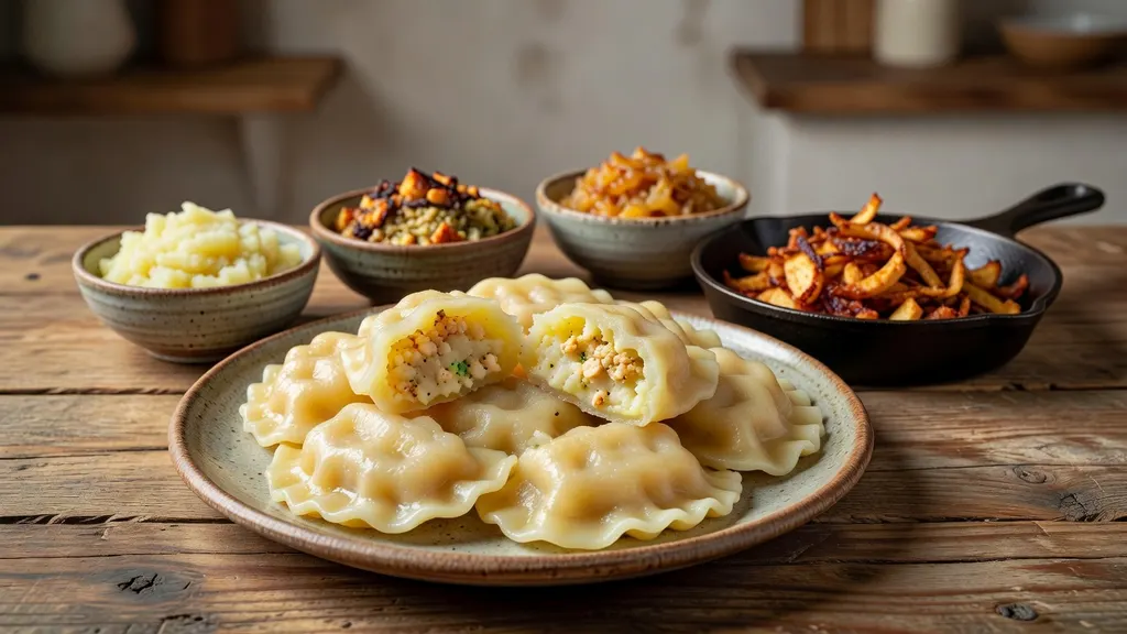Pierogi Nieruskie z Tofu i Ziemniaków