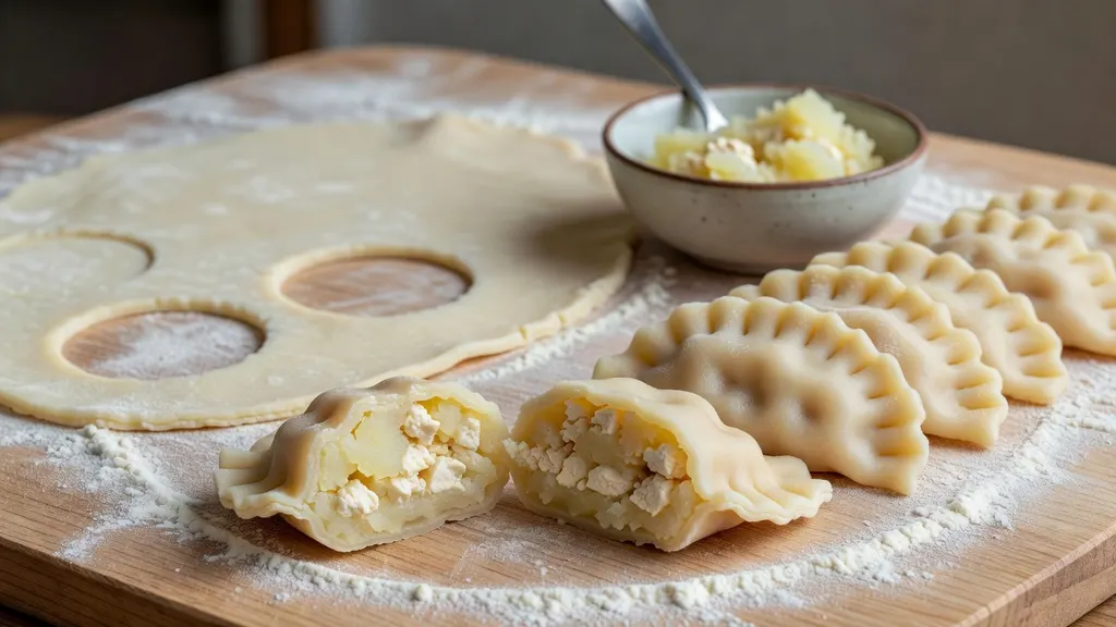 Pierogi Nieruskie z Tofu i Ziemniaków