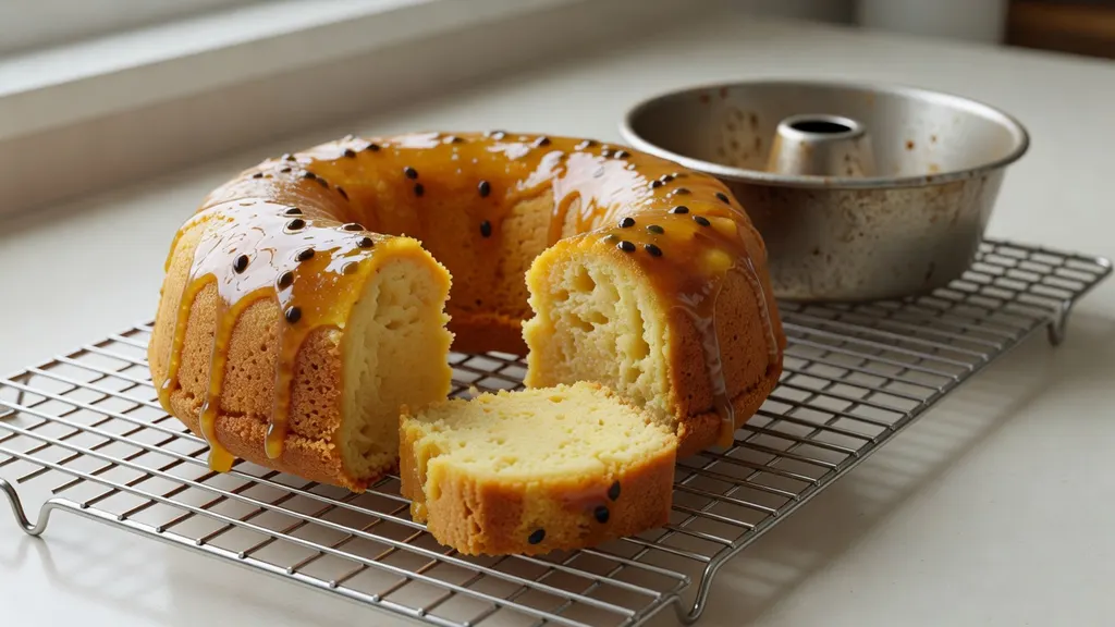 Weganska Babka Mango z Marakuja