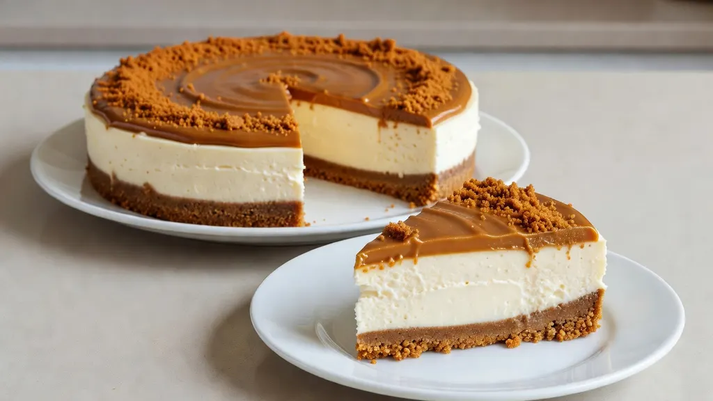 Weganski Sernik Lotus Biscoff