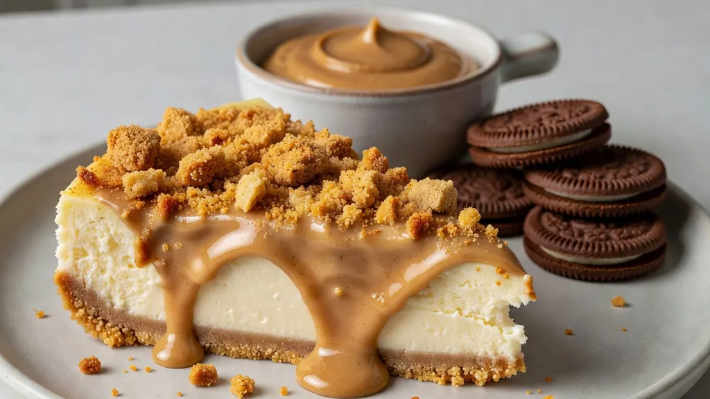 Weganski Sernik Lotus Biscoff