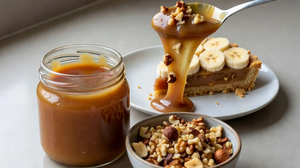 Weganskie Banoffee Pie z Orzechami