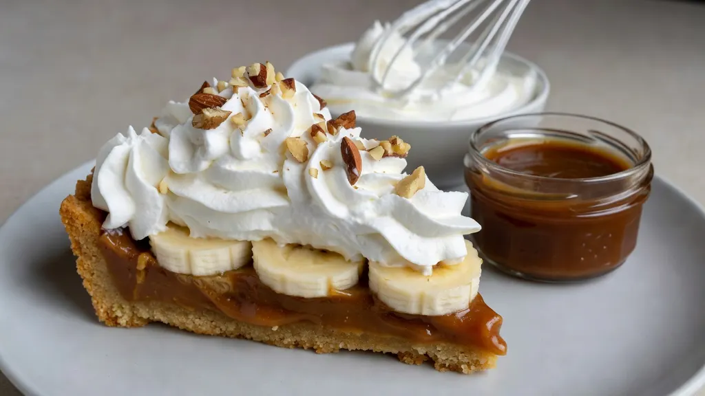 Weganskie Banoffee Pie z Orzechami