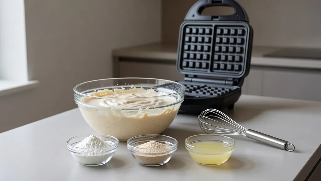 Wegańskie Gofry Belgijskie